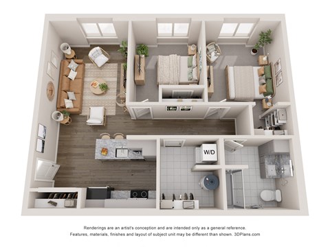 2 Bedroom 1 Bathroom Affordable Apartments in Casa Grande Arizona